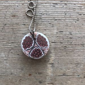 Artist Handmade bead on chain NEW